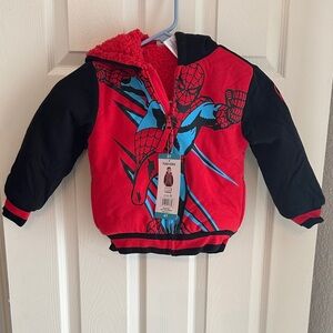 Spider-Man Kids Hoodie - Red and Black